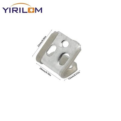 5 Löcher Zink beschichtet Halb-Plastik-Bedeckt Federclip für Sofa Zig Zag Federn