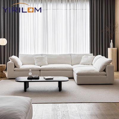 Morden Cloud Modular Compression Sofa Nordic Curved Sofa Modular Lounge Möbel Luxus Kompressionsmodul Sofa