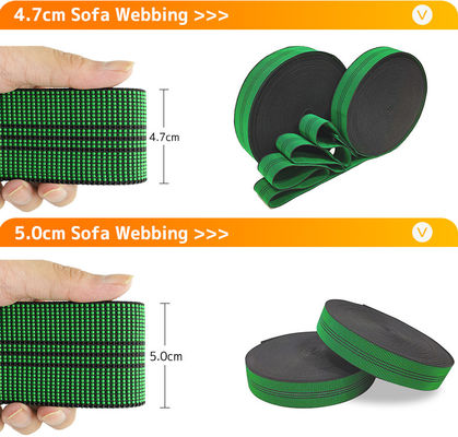 Sofa und Stuhl Elastische Webbing Latexband Möbel Reparatur DIY Polsterung Modifikation Couch Elasbelt aus Gummi PP PE Materialien