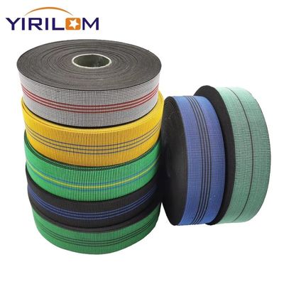 Sofa Webbing 1.4mm-1.5mm Dicke 75pcs Gummi und Polypropylen für Kundenanforderungen