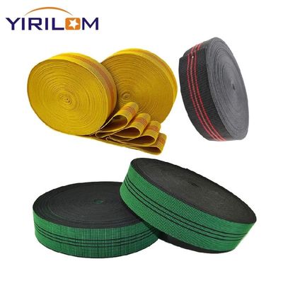 Hochelastik-Sofa Webbing 1,5 mm Dicke 26m oder 50m/Rolle Import Gummi-Elastisches Band