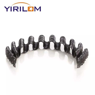 Schwarze Zigzag-Flügel für Heimmöbel mit individueller Bogenhöhe 16-35mm Breite für Sofasitze