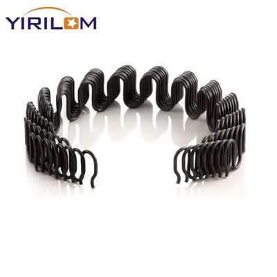 Schwarze Farbe S-förmige Schlange Feder 3,0mm Zigzag Feder für Matratze und Sofa Feder