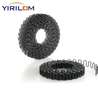 Schwarze Farbe S-förmige Schlange Feder 3,0mm Zigzag Feder für Matratze und Sofa Feder