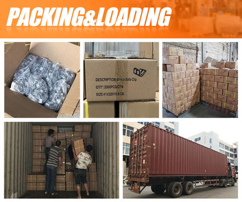 Hochbelastbarer, verzinkter 4-Loch-Federclip für Sofa- und Möbelbeschläge