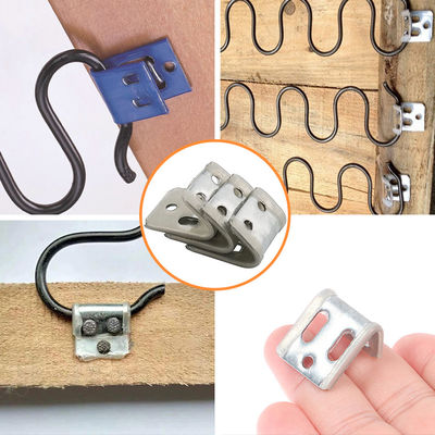 Dauerhaftes Sofazubehör 4-Loch-Flügelklemmen mit 0,8 mm/1,0 mm Dicke für Möbelhardware