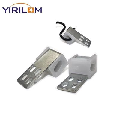 Kundenspezifischer 5-Loch-Halbkunststoff-beschichteter, verzinkter Sofafederclip für Möbelbeschläge