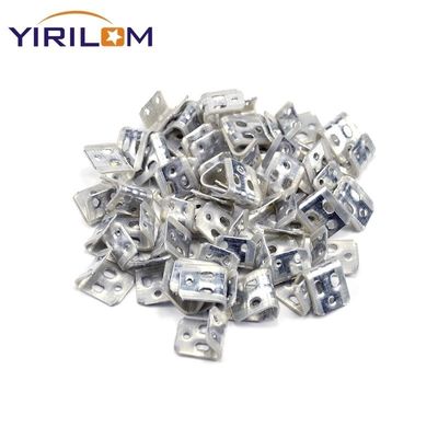 Kundenspezifischer 5-Loch-Halbkunststoff-beschichteter, verzinkter Sofafederclip für Möbelbeschläge