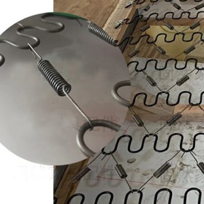 Stahldraht-Gleichgewichtshaken mit 1,5 mm Durchmesser für Zigzag-Federbindung Sofa Hardware-Zubehör