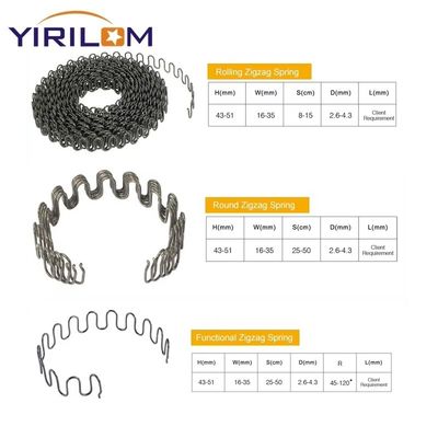 4-10 Drehungen Spirale dreht sich S-Form Sofa Federn für Couch und Sitzrahmen