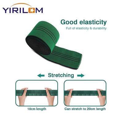 Großhandel Sofa Elastizter Band Zubehör Webbing Hohe elastische gestreifte Sofa Gürtel