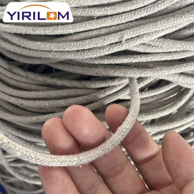 China Row Material Hersteller Baumwollseile kundenspezifische 3 mm dicke graue natürliche handwerkliche Baumwollseile