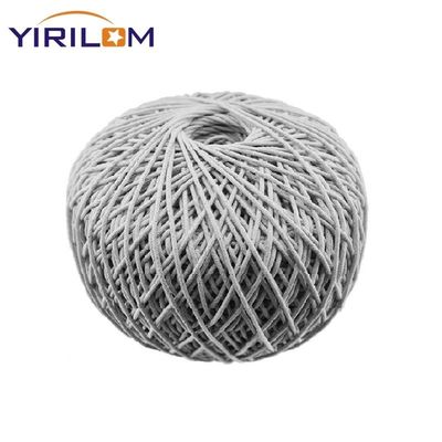 China Row Material Hersteller Baumwollseile kundenspezifische 3 mm dicke graue natürliche handwerkliche Baumwollseile