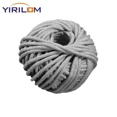 China Row Material Hersteller Baumwollseile kundenspezifische 3 mm dicke graue natürliche handwerkliche Baumwollseile