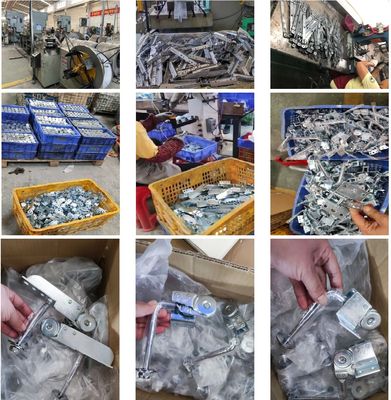 Großhandel Möbelverbindung Sofa Scharnier Verstellbare Armlehnen Mechanismus Silber Eisen Sofa Kopfstütze Scharnier