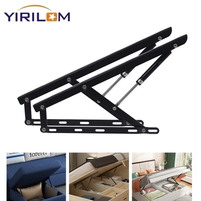 Anpassbarer 600-mm-Bett-Hebemechanismus Gasfeder-Stützscharnier Bett Sofa Stauraum sparen