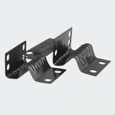 4-Loch-Zink-Plattiert-Flügelclip für Sofa-Hardware mit halb-Plastik-abgedeckten Design