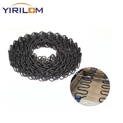 Großhandel 3,8 mm Drahtdurchmesser Rostschutzbeschichtung Zickzackfeder 4 kg pro Rolle für die Sofaproduktion