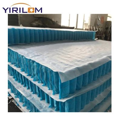 70# Hochkohlenstoff-Stahldraht-Taschenfederkern mit 5~7 Windungen und 1/3/5/7 Zonen für die Matratzenherstellung