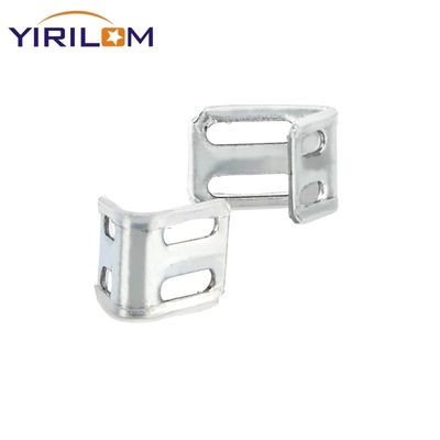 Guter Preis 4-Loch, verzinkter, halb kunststoffbeschichteter Federclip für Sofamöbelbeschläge Online