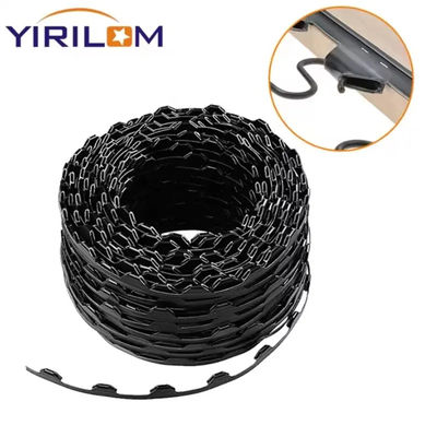Guter Preis 200m/Rolle Kunststoff-Clip-Streifen für Zigzag-Flügel mit Nylon/PP-Material und Knotenentfernung von 10cm/12cm/15cm Online