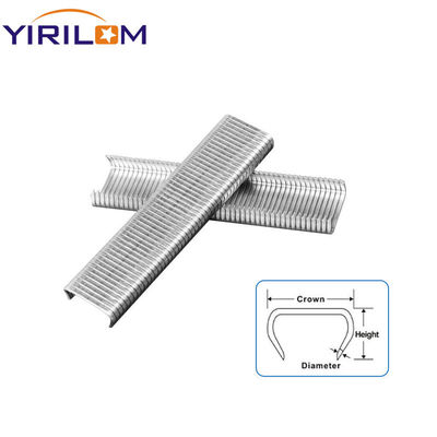 Guter Preis Verzinkte Zinkmatratzenklammer C-Clip-Ring mit 17/18/19/22 mm Krone und 6000 Stück/Karton Verpackung online
