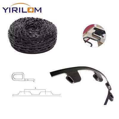 200m Rolllänge Sofa Plastik-Festigungs-Clip-Streifen mit Nylon und PP-Material für 10cm, 12cm, 15cm Knoten Abstand