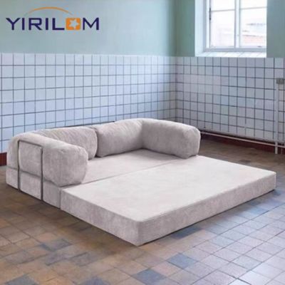 Guter Preis Luxusmoduläres Sofa aus weißem Stoff Moduläres Sofa mit modernem Design Komprimiert für einfachen Transport Wohnzimmersofa Online