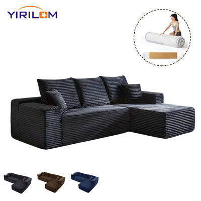 Guter Preis Modulares Ecksofa mit L-Form, komprimierbar für einfache Lagerung und ohne Montage erforderlich Online
