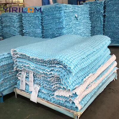 Hochkohlenstoffstahldraht Micro Pocket Spring Unit mit 1,6 mm~2,3 mm Stahldurchmesser und nicht gewebter Stoffhülle für Matratzenunterstützung