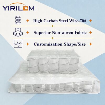 Guter Preis Individuell verpackte Sofataschenfeder mit hoch elastischem Stahl und Vliesbezug in 6-25 cm Höhe online