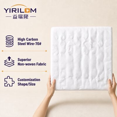 Einstellbare Höhe 6-10cm 1,9mm Stahldraht Taschenfeder für kompakte Sofa Sitzkissen mit individueller Größe