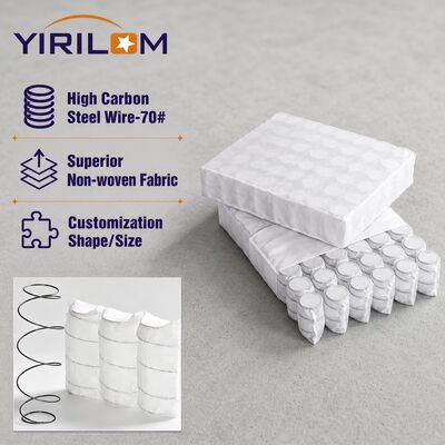 12 cm Höhe 1,8 mm Stahldraht individuell angepasste Größe Unabhängige Taschenfeder für Sofa Kissen Kern
