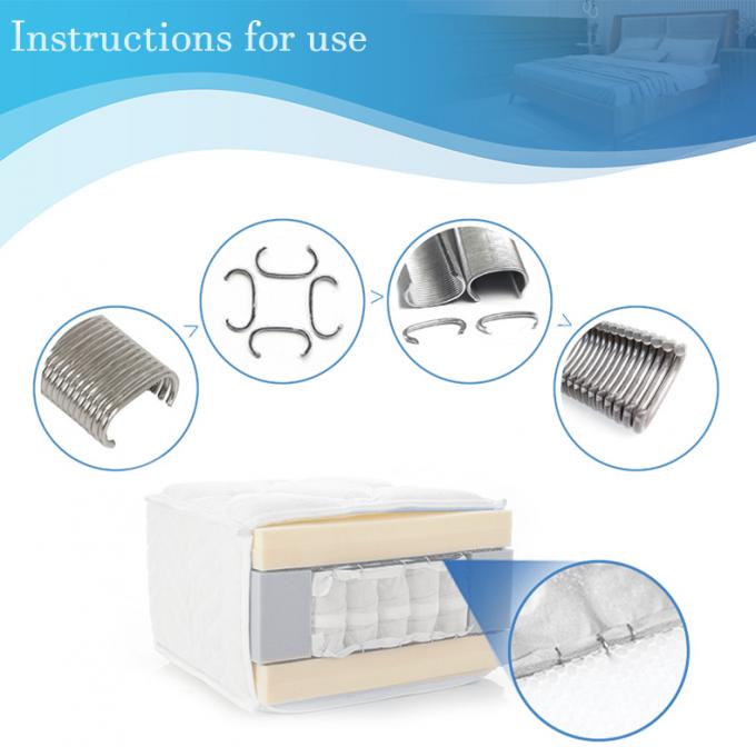 Kostenlose Proben Industrie C Ring Staples Hersteller Galvanisierte N&auml;gel Rahmen Zubeh&ouml;r 6