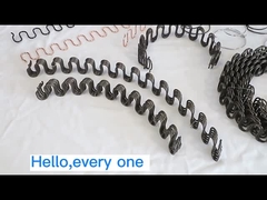 Zusammengestellte schwarze rollende S-förmige Zigzag Spring Hardware-Zubehör für Sofa