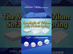 Sofa Individuell gewickelte Federspulen System kundenspezifische Sofa Taschenfeder