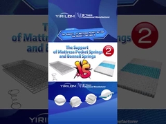 Vierseitige Verstärkung Positionierungsunterstützung Taschenspulverquellen für Möbelmatratzen