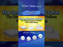 Anpassung von unabhängigen Pocket-Spring-Coil-Einheiten aus nicht gewebten Stoffen