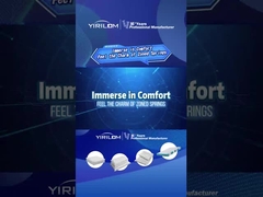 Kundenspezifische 1,8 mm 2,0 mm Stahldraht Queen Size Metall-Matratze Taschenfederkern