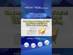 Komprimierter 45*45*10cm Sofa-Taschenfederkern Taschenfederkern-Sofakissen