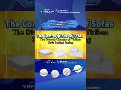 Sofa Pocket Spring Hersteller Großhandel 4inches Höhe Pocket Spring Coil für Sofa verwendet