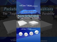 Twin Vibrant White Pocket Spring Sofa von guter Qualität Pocket Spring Produkt