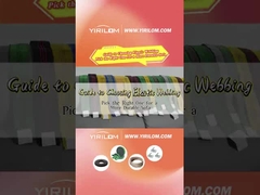 1.4mm Polypropylen Gummi Sofa Webbing Bänder 50 Yards benutzerdefinierte Farbe