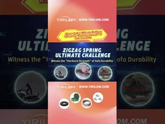 Billig Ppreis Custom Curve Zigzag Sofa Frühling Für Sofa-Making