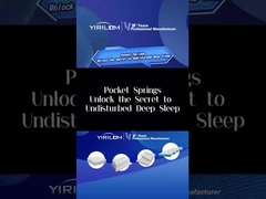 Matratze Taschenfedern Fabrik Liefern hoche Kohlenstoffstahl Draht Taschenspule Feder