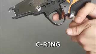 C-Ring-Werkzeug zum Befestigen von Möbeln