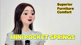 Taschenfederkernkissen für Möbel